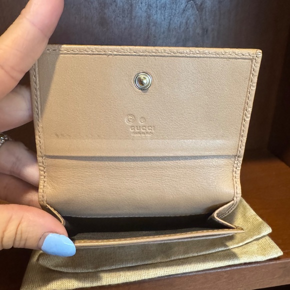 Gucci microguccdssima leather wallet - Picture 4 of 5